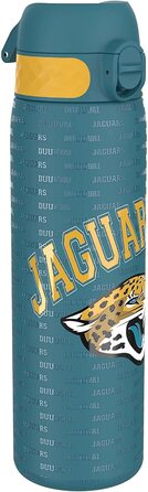 Герметична пляшка для води Ion8, нержавіюча сталь, 600 мл (20 унцій), NFL (Jaguars, OneTouch 2.0)