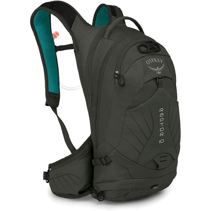 Зволожуючий пакет Osprey Men's Raptor 10 з резервуаром для гідравліки LT 2.5 л (один розмір, кедровий зелений)