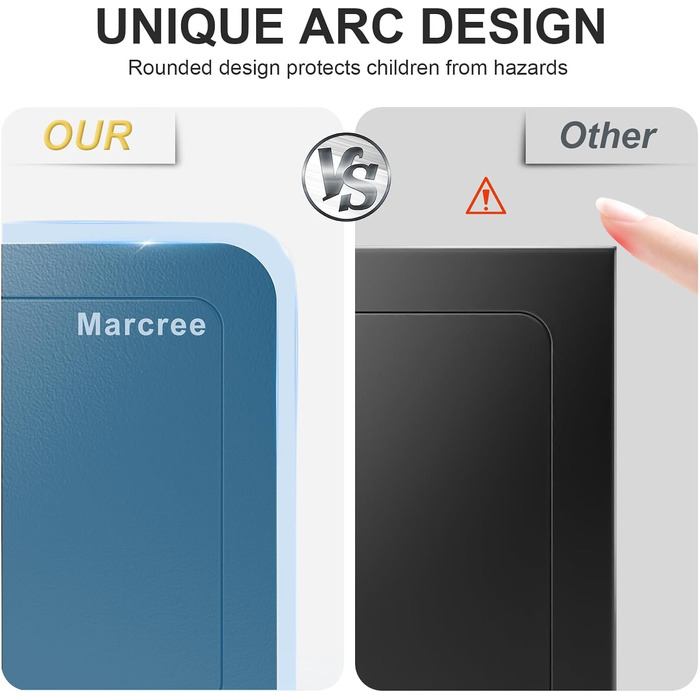 Marcree Cub Safe – міні-сейф для грошей та особистих речей, 6,69 x 9,06 x 6,69 дюймів, чорний