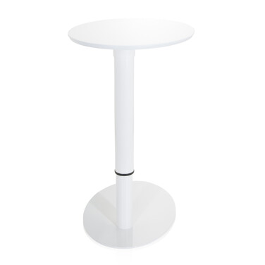 Столик приставний STAND III, овальний, білий, 65 x 50 см, hjh OFFICE