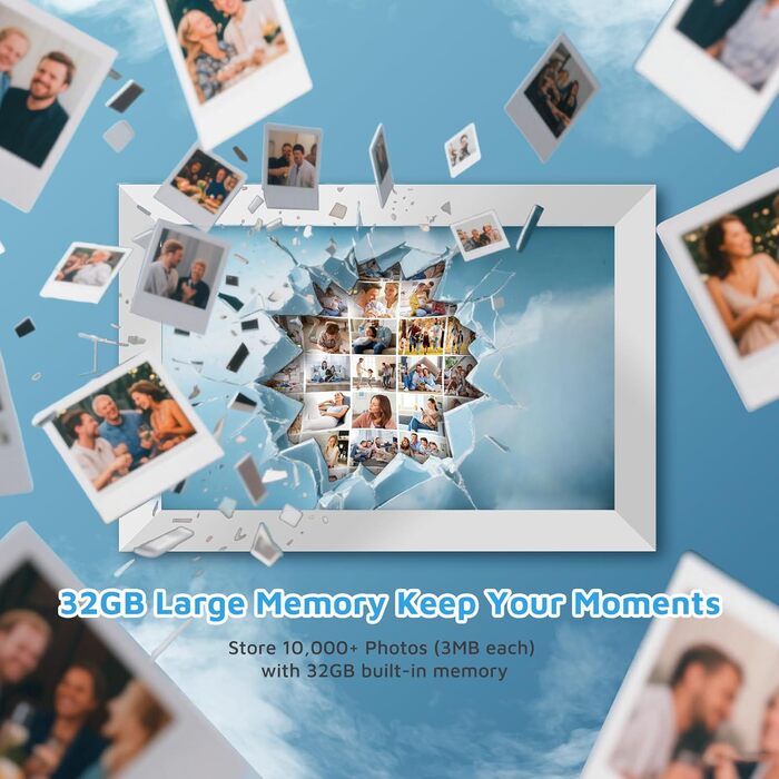 Цифровий фоторамка Hesmor 15.6