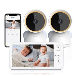 Радіоняня ARENTI з 2 камерами та додатком 2K/3MP, 5