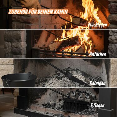 Набір для каміну Relaxdays (5 предметів)