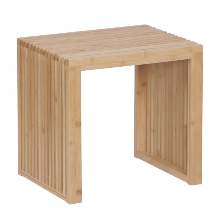 Мінімалістична лавка з бамбука Relaxdays