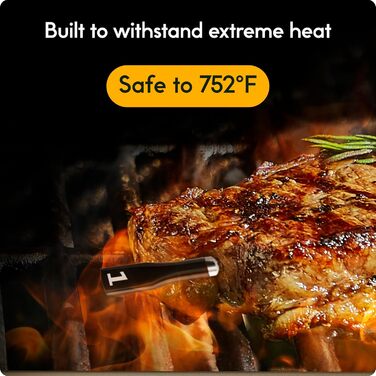 Chef iQ Smart Thermometer Add-on (2023) - Bluetooth/WiFi, для контролю 2 продуктів, сумісний з Hub