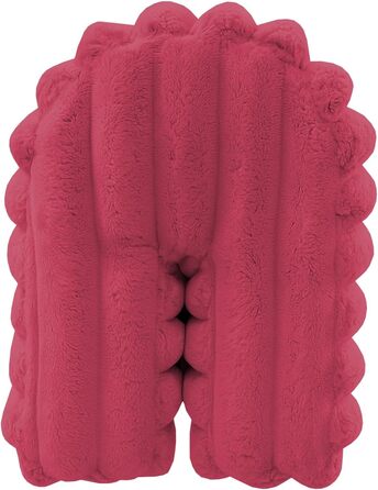 Захист для ліжечка дитячого бордюром: бортик-подушка від випадання (бордовий, 70 см)