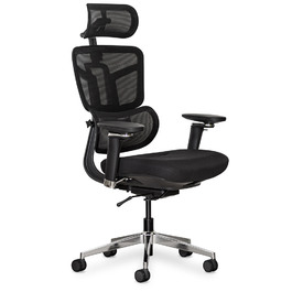 Крісло Mealux S4 Air Fabric Black (арт. HF-S4 F/B)