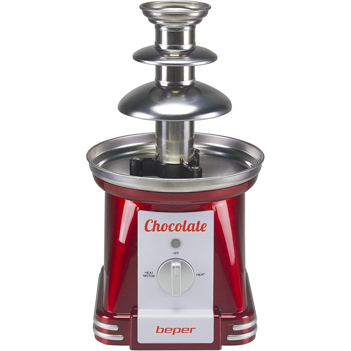 Шоколадний фонтан BEPER P101CUD200, ABS пластик, об'єм 750 мл
