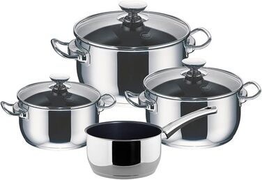 Каструля Berndes Injoy Special Edition з нержавіючої сталі, 5 літрів, з кришкою, для всіх типів плит (індукція)