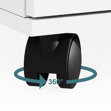 Контейнер Relaxdays на коліщатках з 5 висувними ящиками