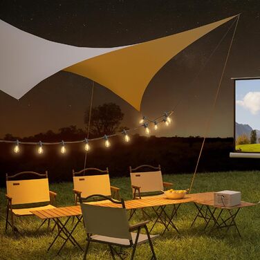 BRIMAX LED гірлянда для вулиці, 30м, 220-240V, IP44, 46+4 лампочки G40 E12 1W, 2200K, розширювана, для кемпінгу, ярмарку, саду, вечірки