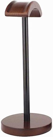 Підставка для навушників GEZICHTA з натурального дерева, металева стійка, гнучка підставка для ігрових навушників