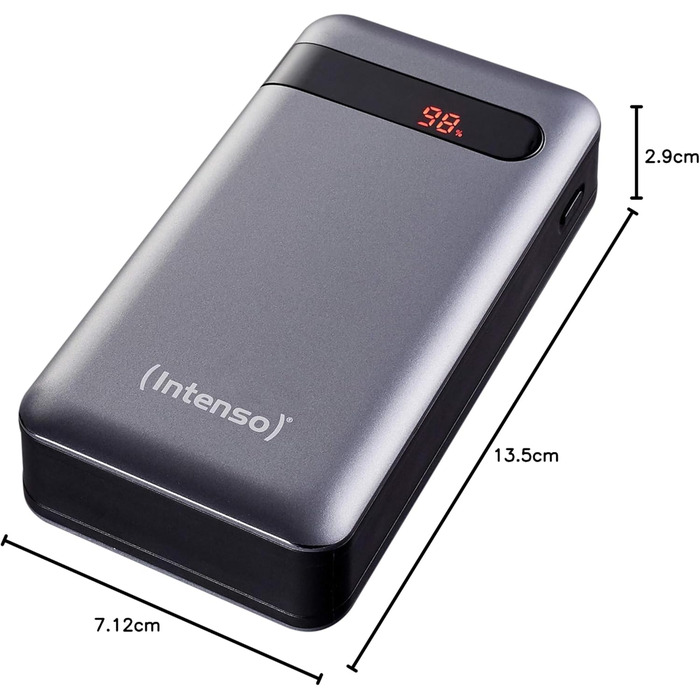 МАг, Power Delivery & Quick Charge 3, чорний, 7332330 Powerbank PD 10000, 20000