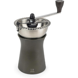 Кавомолка Peugeot Kronos - ручна, з регульованим сталевим жорном, 19 см, шоколадно-коричнева