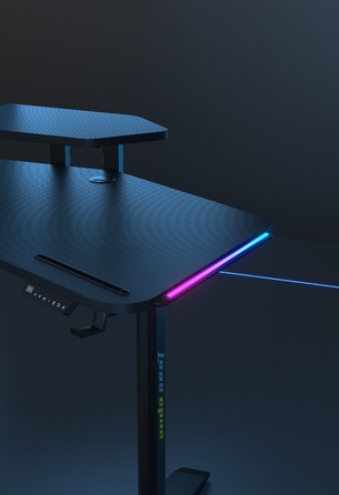 Комп’ютерний стіл з електрорегулюванням висоти Anda Seat Shadow Warrior Black