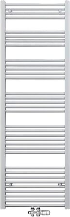 Елегантний радіатор для ванної кімнати 1600x600 мм білий. Радіатор для рушників, сушка для рушників, середнє підключення