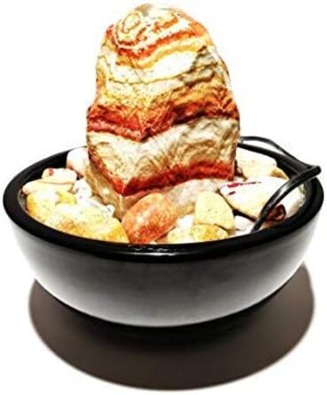 Настільний фонтанчик Zimmerbrunnen RS-01 з натурального пісковику (білий)