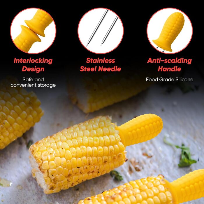 Набір гриль-посуду Profi з нержавіючої сталі: аксесуари для гриля, інструменти для приготування їжі на грилі та барбекю. Чудовий подарунок для чоловіків та жінок. Чорний колір.