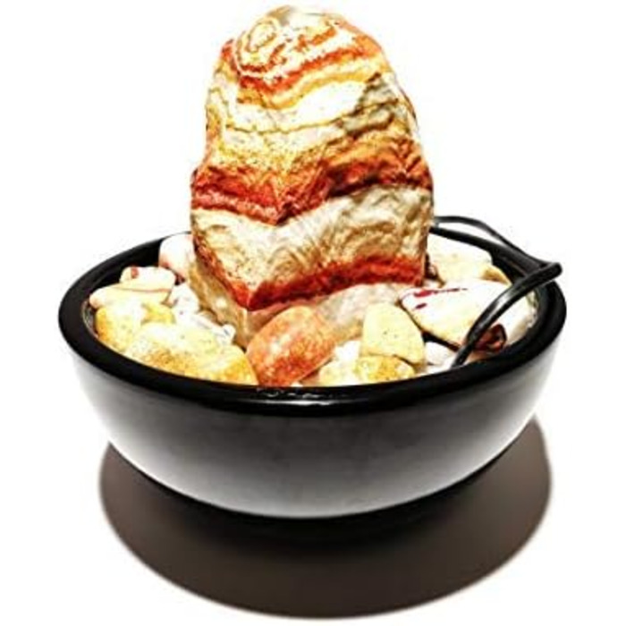 Настільний фонтанчик Zimmerbrunnen RS-01 з натурального пісковику (білий)