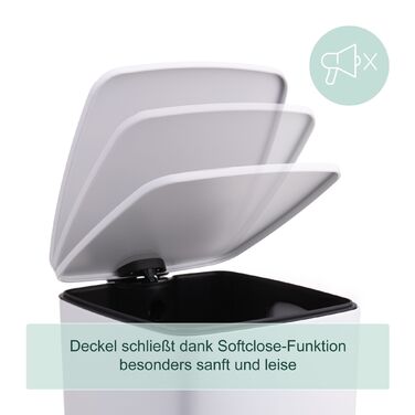 Відро для сміття Relaxdays, 30 літрів