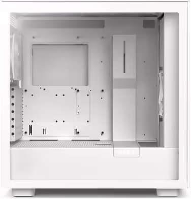 Ігровий корпус ATX Mid-Tower - USB-C - скляна бічна панель - водяне охолодження - білий, 7 -