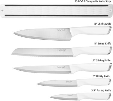 Набір кухонних ножів Messerblock з кухонними ножами та ножицями, 6 предметів, чорний