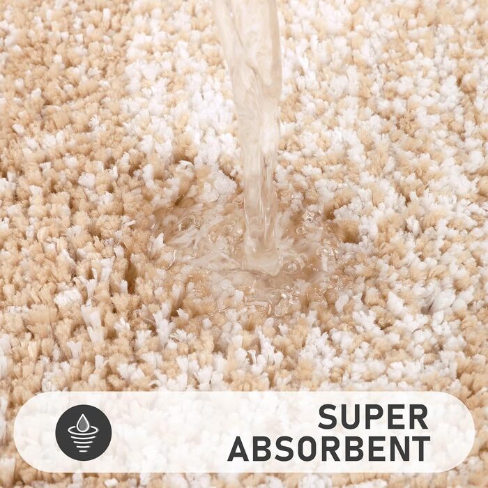 Набір килимків для ванної кімнати Bsmathom, 4 шт., з кришкою для унітазу, м'які, швидковисихаючі, нековзні, машинного прання, килимки з U-подібною контуром, килимок для унітазу, помаранчевий (Sunset Chevron) 18'x26'+18'x48'+U20'x24'+Cover19'x21'