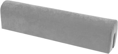 Захист для ліжечка дитячого бортик-подушка від випадання (120 см, сірий)