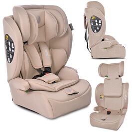 Автокрісло Lorelli Adventure i-Size 9-36 кг, 76-150 см, з регульованою підголівником, 5-точкова система безпеки, бежеве