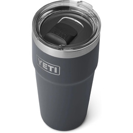 Термос YETI Rambler 20oz (591мл) з кришкою MagSlider, Charcoal