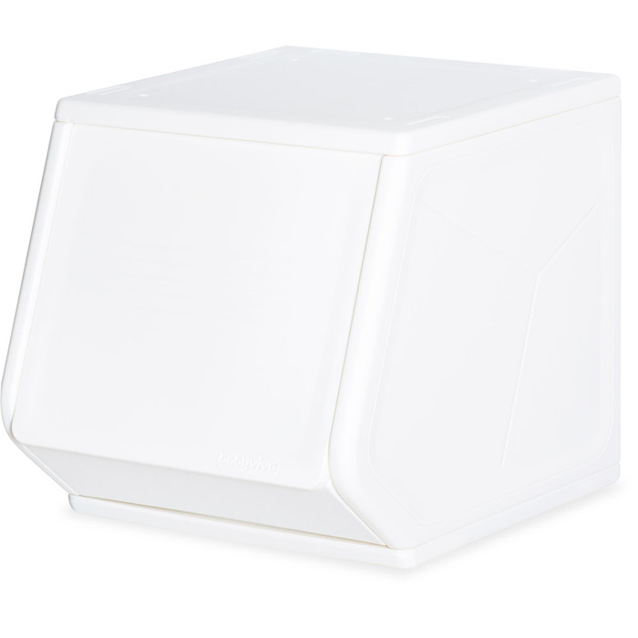 Закритий стелаж для іграшок Mealux Boxy S White (арт. KD-E071 White)