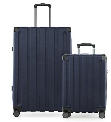Набір валіз Hauptstadtkoffer Q-Damm (S+L) - 2 шт., TSA, темно-синій колір, Rollkoffer, валіза для подорожей