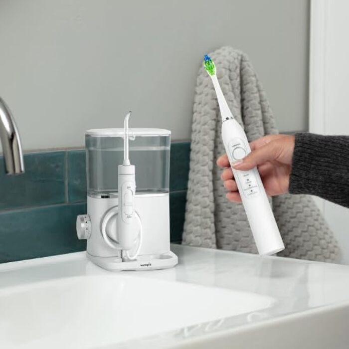 Waterpik Sensonic Complete Care: електричний ірigator та зубна щітка, CC-04, білий