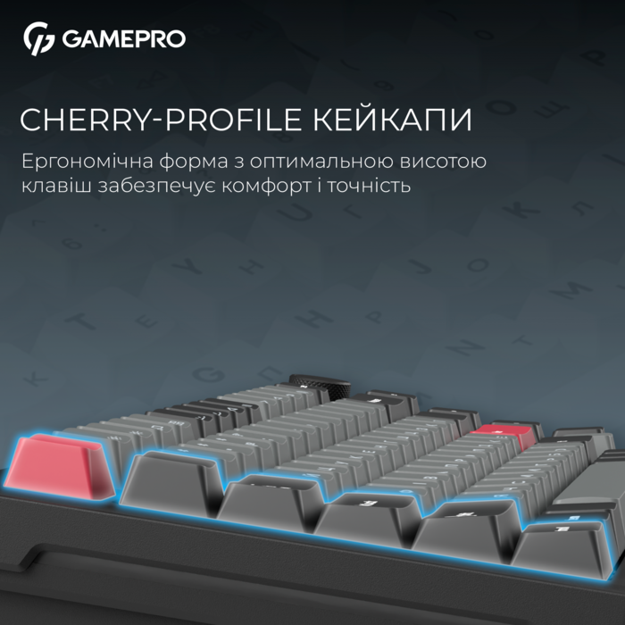 Бездротова механічна клавіатура GamePro Asgard Yord (MK266BK)
