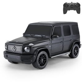 Модель автомобіля Mercedes-Benz G63 AMG на радіокеруванні 1:24, чорний – офіційна ліцензія, амортизатори, для дому та вулиці