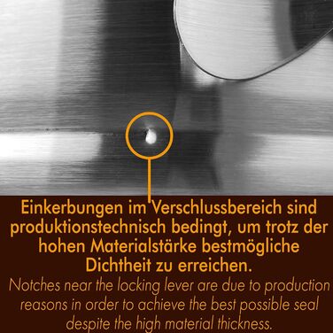 Форма для випічки Edelstahl, роз'ємна, нержавіюча сталь, 25 см, без ПФОА, для миття в посудомийній машині
