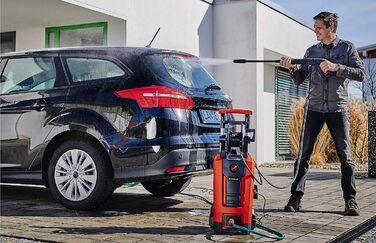 Мийка високого тиску Einhell TE-HP 140 (1900 Вт, 140 бар, модульна система Quick-Couple, шланг, пістолет, ланза, насадки, щітка, контейнер для миючого засобу)