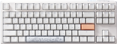 Механічна клавіатура Ducky One 3 TKL Cherry MX Blue RGB White UA