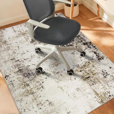 Килимок для підлоги під стілець для твердої підлоги Бохо, килимок для столу, килимок для офісного крісла (120x150 см, Тауп)