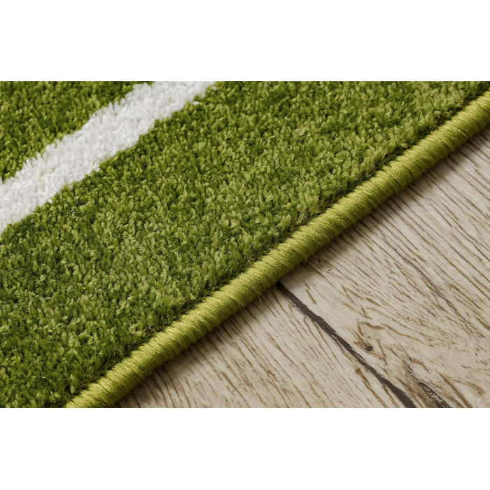 Дитячий килимок Pilly - для дитячої кімнати, ігрові килимки, дитяча кімната, футбольне поле, трава, дитячий майданчик, зелений (80 х 150 см, Mundial Green)