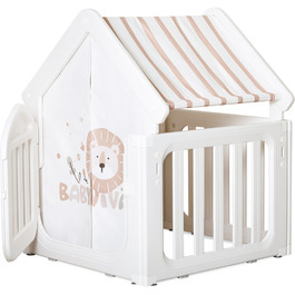 Манеж-будиночок для дітей Mealux Lulu House (арт. KD-C029 White)