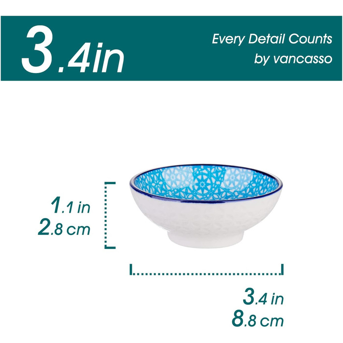 Набір прямокутних тарілок Vancasso Servierplatten, 4 шт., порцеляна, для сервірування