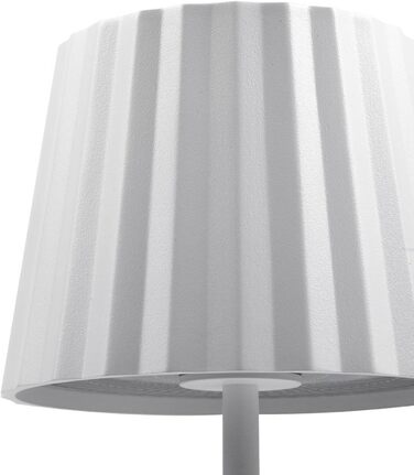 LED-лампа Lindby на акумуляторі з датчиком дотику, бездротова, портативна, для дому та саду, IP54, білий матовий