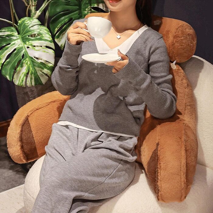 М'яке подушко-лежанка для читання з підтримкою шиї та рук, 60x40 см