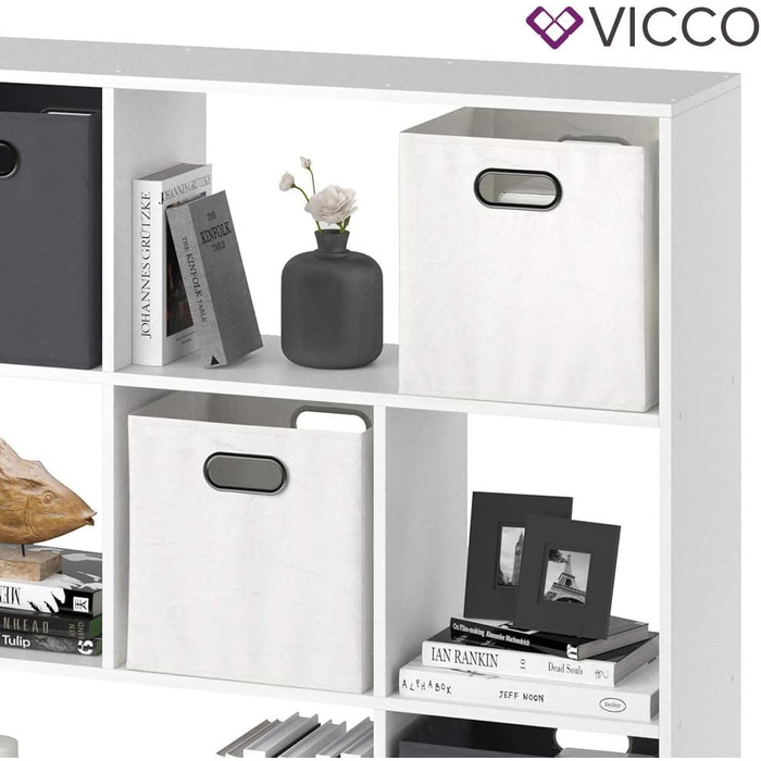 Перегородка для кімнати Vicco Nove, біла, 104 x 108 см 7 відділень