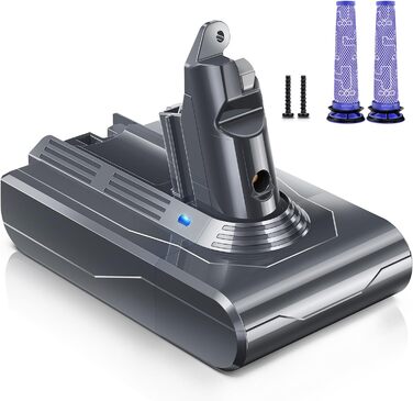 Змінна батарея Keenstone V6 для Dyson V6 DC62 DC58 DC59 DC61 DC72 DC74 SV03-SV09 з 2 фільтрами