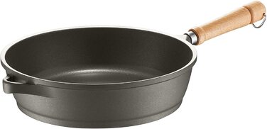 Сковорода Berndes BONANZA 28 см, алюмінієвий литий корпус, антипригарне покриття, квадратна, сіра