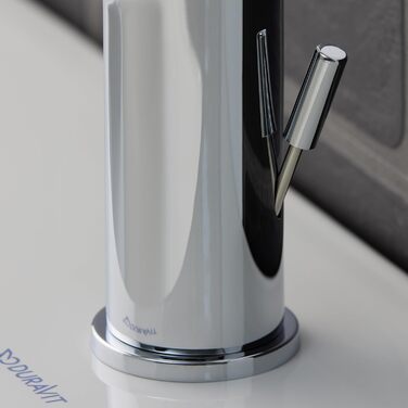 Змішувач для ванної кімнати Duravit B.1 з висувною вилкою, хром (з комплектом для зливу)