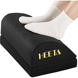 Підставка для ніг під стіл HEETA, ергономічна, регульована, з пам'яті-піною, для дому, офісу та геймінгу