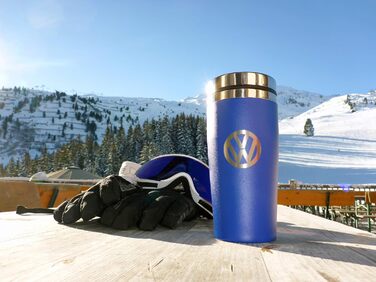 Термокружка BRISA VW Collection Volkswagen GTI, 450 мл, чорна, з подвійними стінками